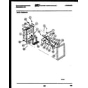 White-Westinghouse RS229MCH2 ice door, dispenser and water tank diagram
