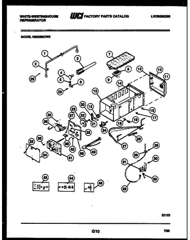 Ice maker and installation parts