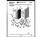 White-Westinghouse RS229MCW2 system and automatic defrost parts diagram