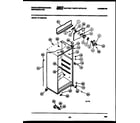 White-Westinghouse RT155MCW0 cabinet parts diagram