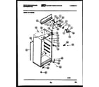 White-Westinghouse RT171MCW0 cabinet parts diagram