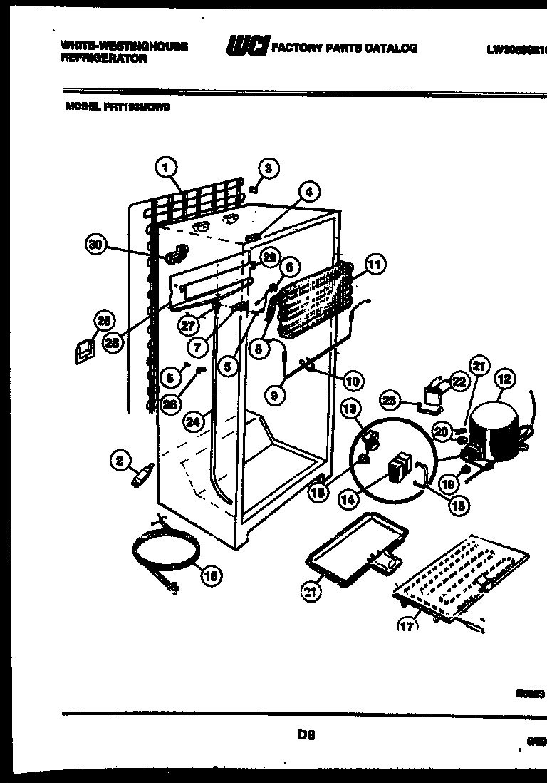 System and automatic defrost parts