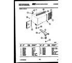 White-Westinghouse AL119L1A3 cabinet and installation parts diagram