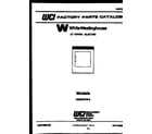 White-Westinghouse DE250KDH2  diagram