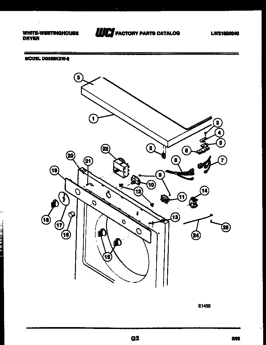 Door and installation parts