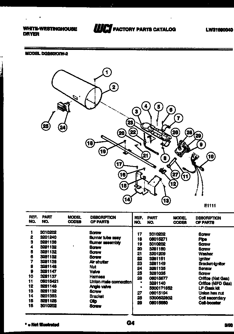 Burner, igniter and valve