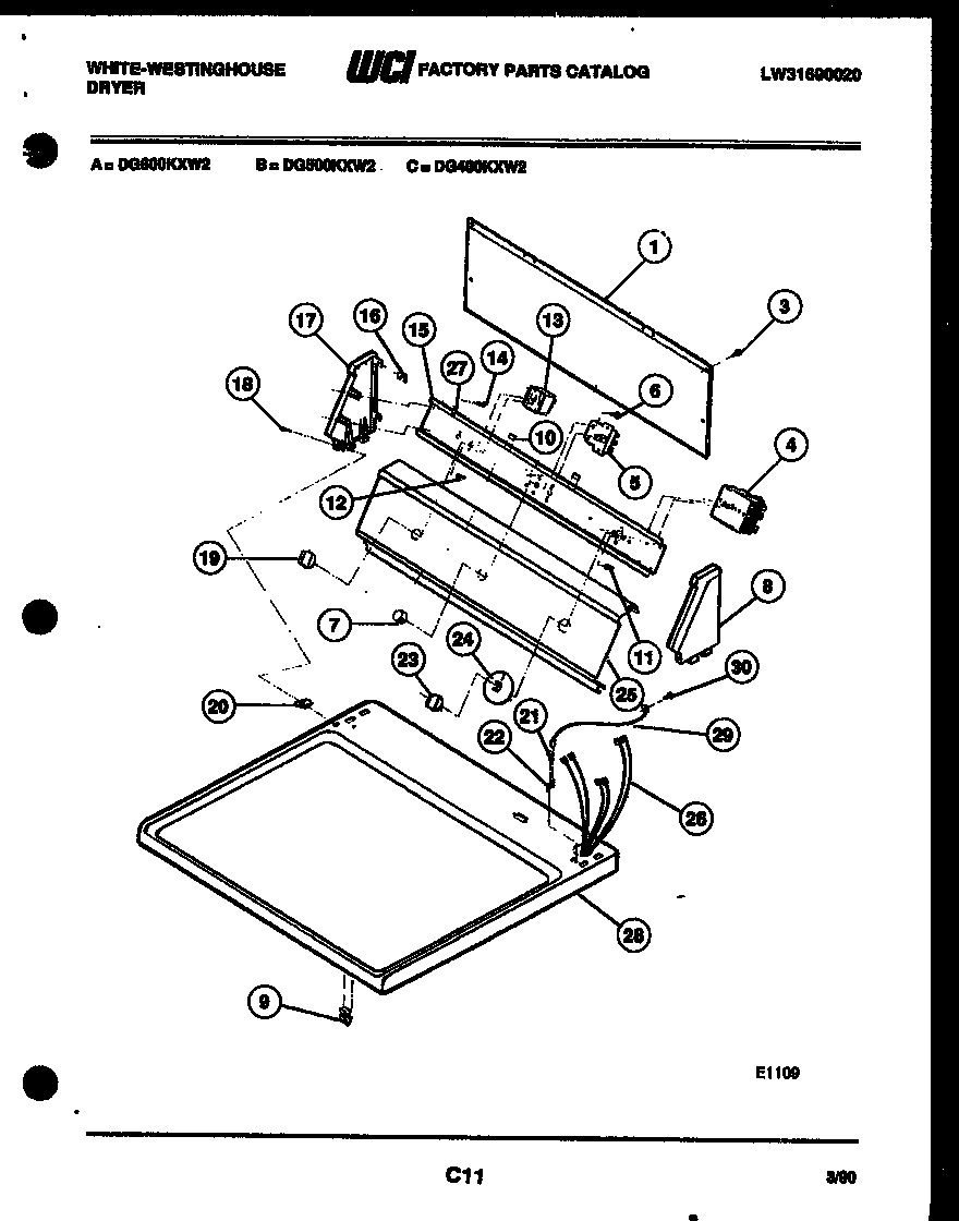 CONSOLE AND CONTROL PARTS