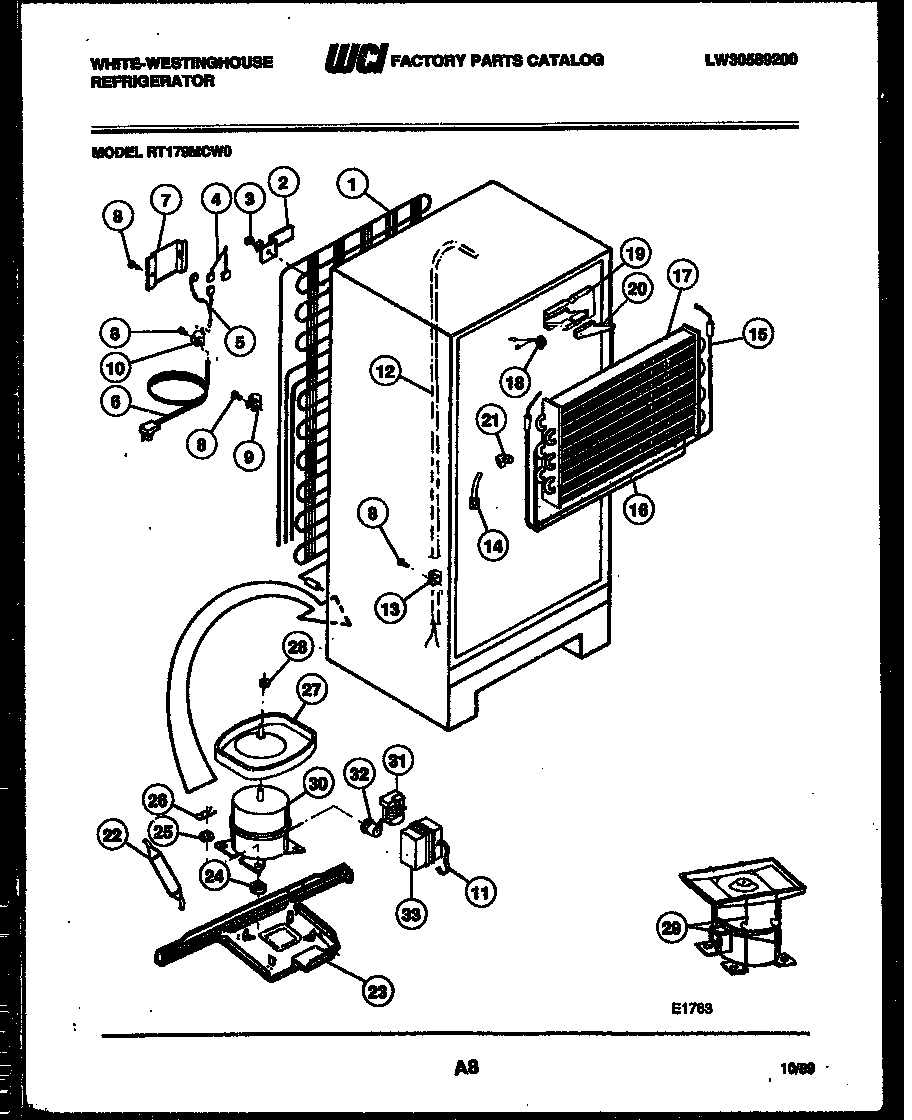 System and automatic defrost parts