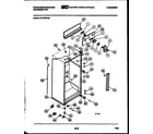 White-Westinghouse RT197MCW0 cabinet parts diagram