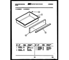 White-Westinghouse KF440GDW4 drawer parts diagram