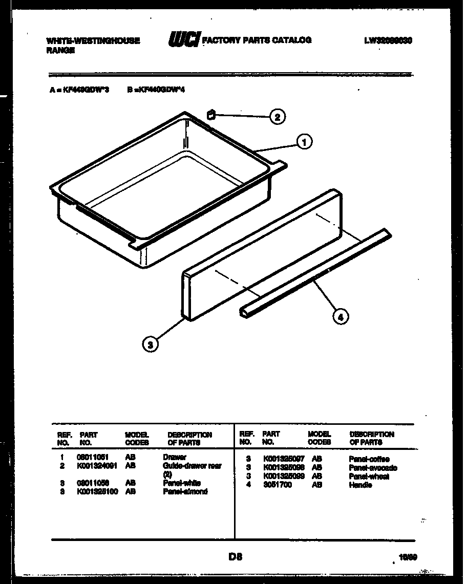 Drawer parts