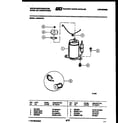 White-Westinghouse AC059N7B1 compressor parts diagram