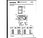 White-Westinghouse AS187L2K2 cabinet and installation parts diagram