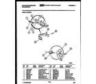 White-Westinghouse ED258K6A air control parts diagram