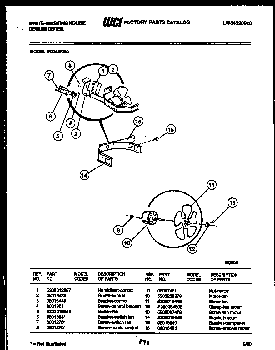 Air control parts