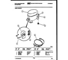 White-Westinghouse ED258K6A compressor parts diagram