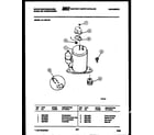 White-Westinghouse AL119K1A3 compressor parts diagram