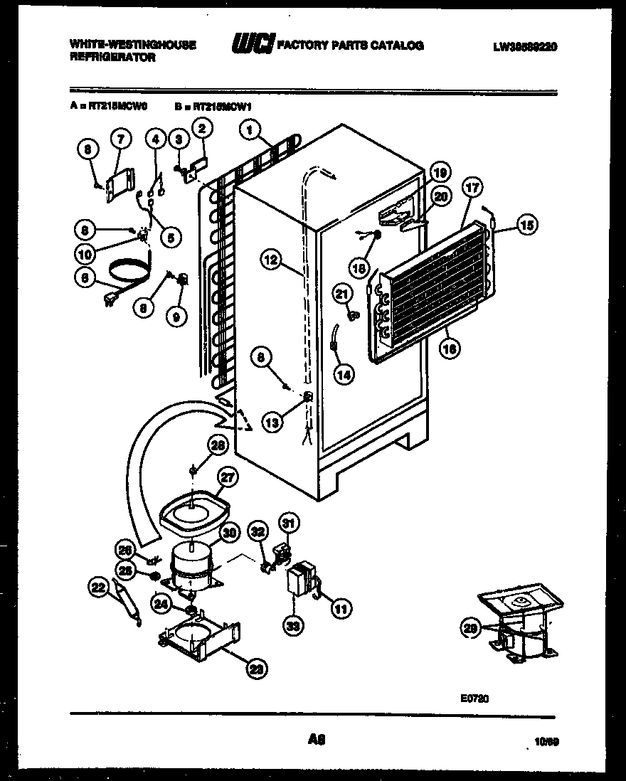 SYSTEM AND AUTOMATIC DEFROST PARTS