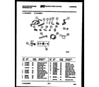 White-Westinghouse RT215MCF1 ice maker installation parts diagram