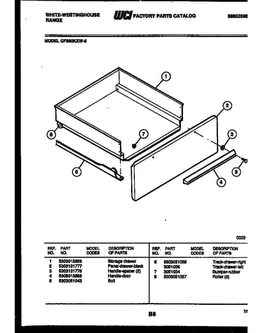 Drawer parts
