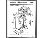 White-Westinghouse RT216MCW1 cabinet parts diagram