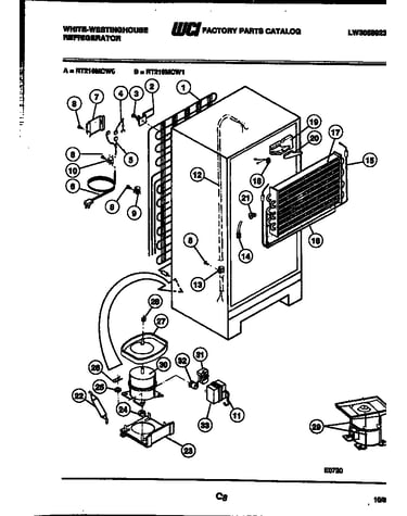 System and automatic defrost parts