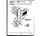 White-Westinghouse RT163LCH2 system and automatic defrost parts diagram
