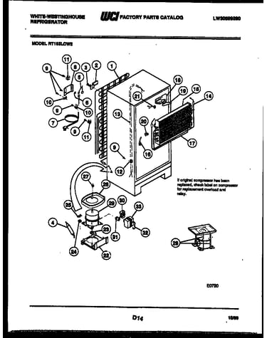 System and automatic defrost parts