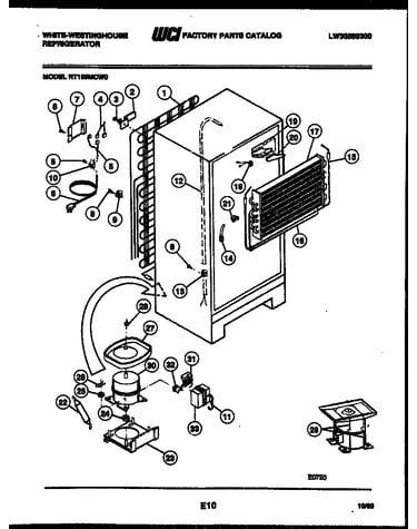 System and automatic defrost parts