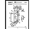 White-Westinghouse RT195MCW0 cabinet parts diagram