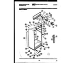White-Westinghouse RT196MCW0 cabinet parts diagram