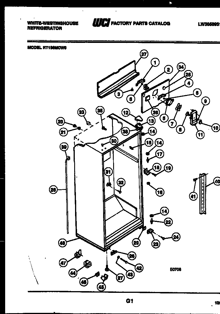Cabinet parts