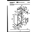 White-Westinghouse PRT217MCV0 cabinet parts diagram