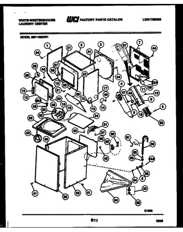 Cabinet parts and heater