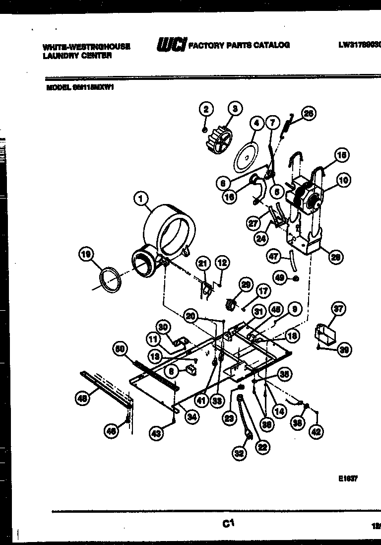Motor and blower parts