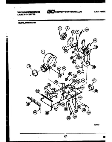 Motor and blower parts