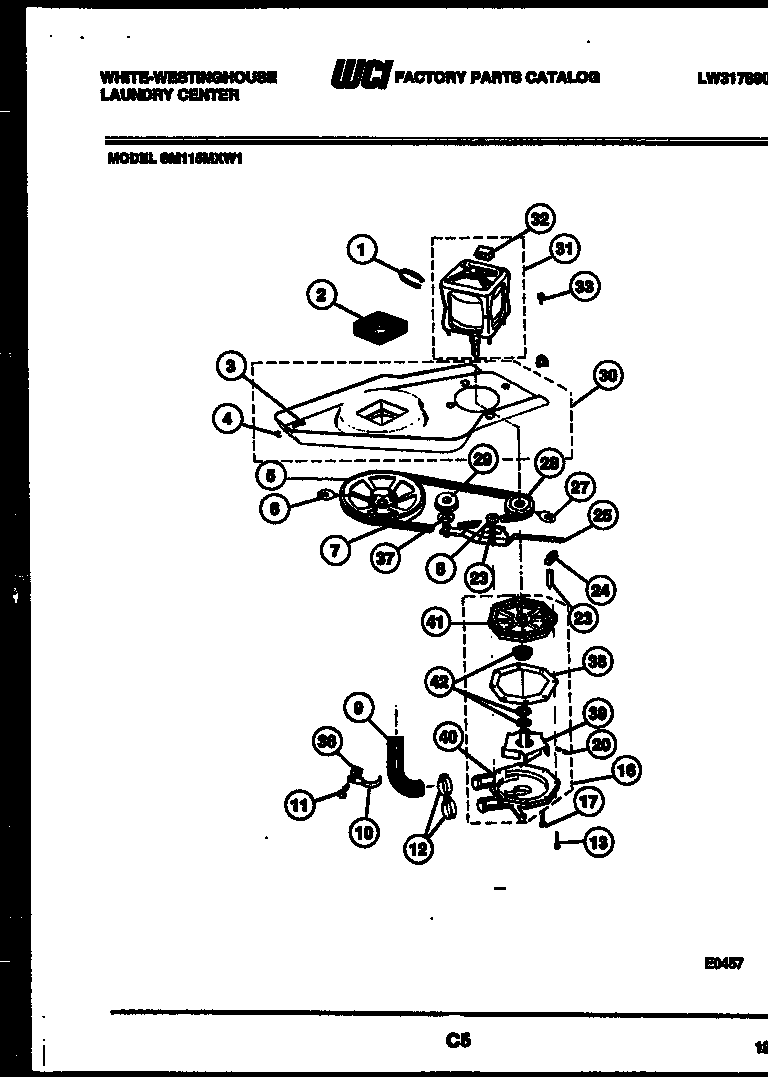 Washer drive system and pump