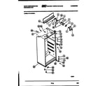 White-Westinghouse RT141GCHA cabinet parts diagram