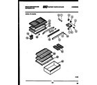 White-Westinghouse RT141GCHA shelves and supports diagram