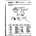 White-Westinghouse RT155MCW1 ice maker installation parts diagram