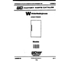 White-Westinghouse FU169LRW3  diagram