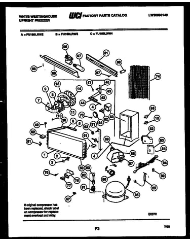 System and automatic defrost parts