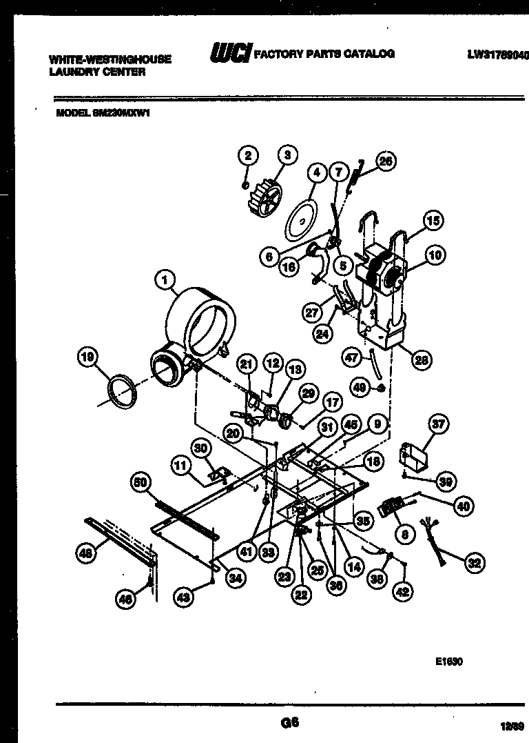 Motor and blower parts