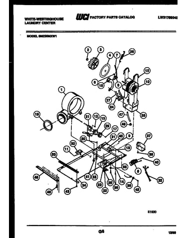 Motor and blower parts