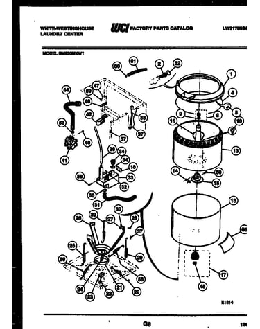 Tubs, water valve and lid switch