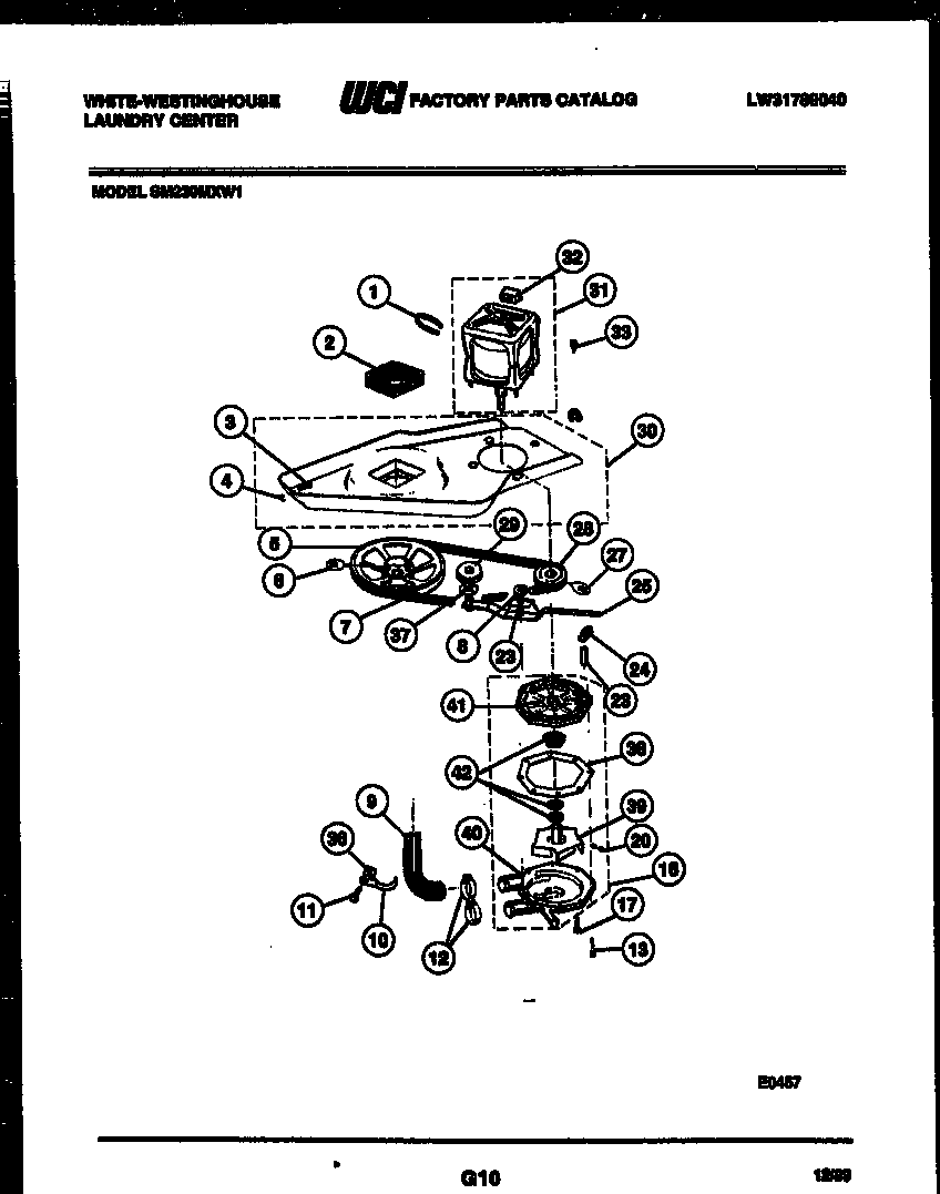 Washer drive system and pump