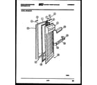 White-Westinghouse RS249MCD0 refrigerator door parts diagram