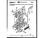 White-Westinghouse RS249MCH0 cabinet parts diagram