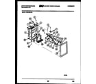 White-Westinghouse RS249MCF0 ice door, dispenser and water tanks diagram