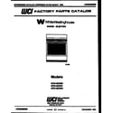 White-Westinghouse KF214KDD2 cover diagram